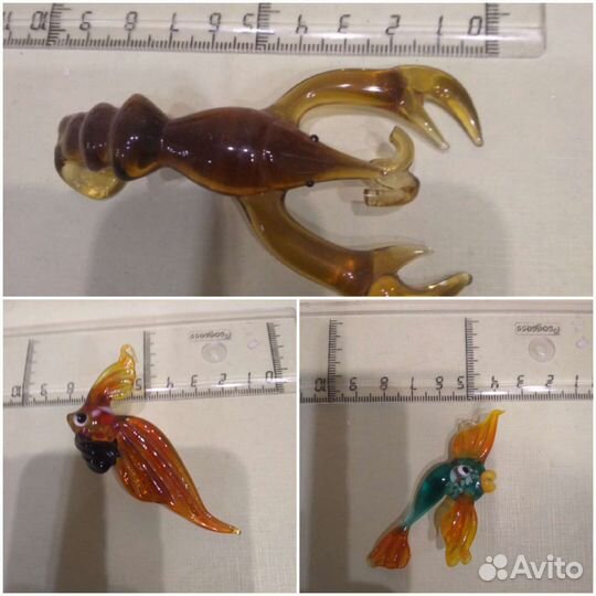 Стеклянные фигурки