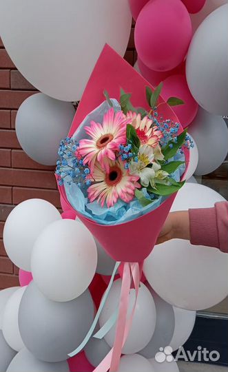 Букет из хризантемы