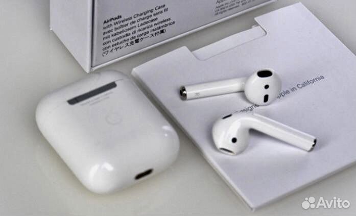 AirPods 2 оригинального качества+чехол в подарок