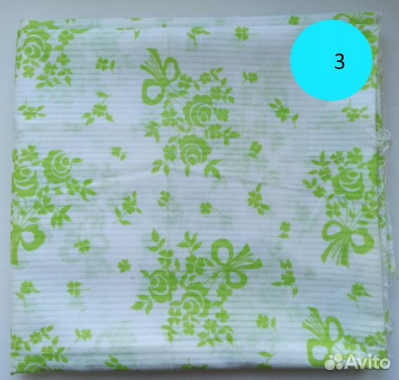 Отрезы винтажных тканей времен СССР