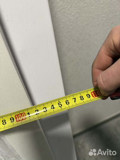 Входная дверь металлическая белая