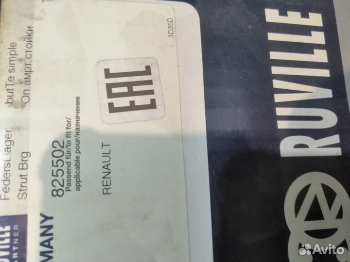 Опора переднего амортизатора 825502