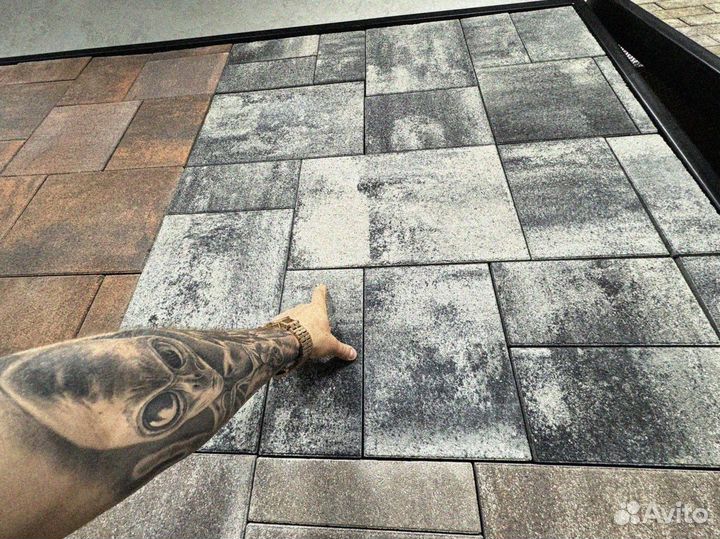 Тротуарная плитка брусчатка новый город