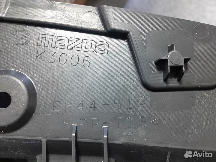 Спойлер бампера переднего Мазда сх-7 2010-20