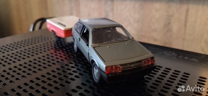 Модели СССР 1 43 ваз-2108 с прицепом Скиф Агат