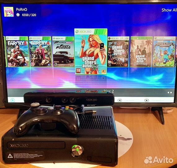 Игровая приставка Xbox 360 S прошитая