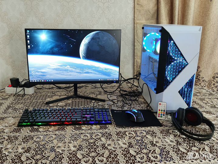 Игровая сборка Intel core i5 2400+16gb Ram+ RX580