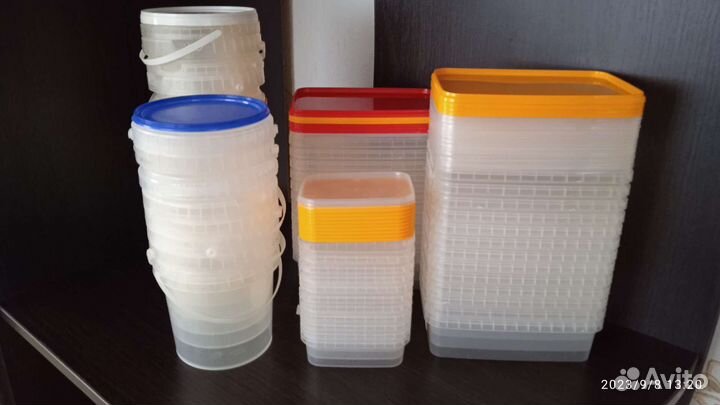 Контейнер пластиковый пищевой бу