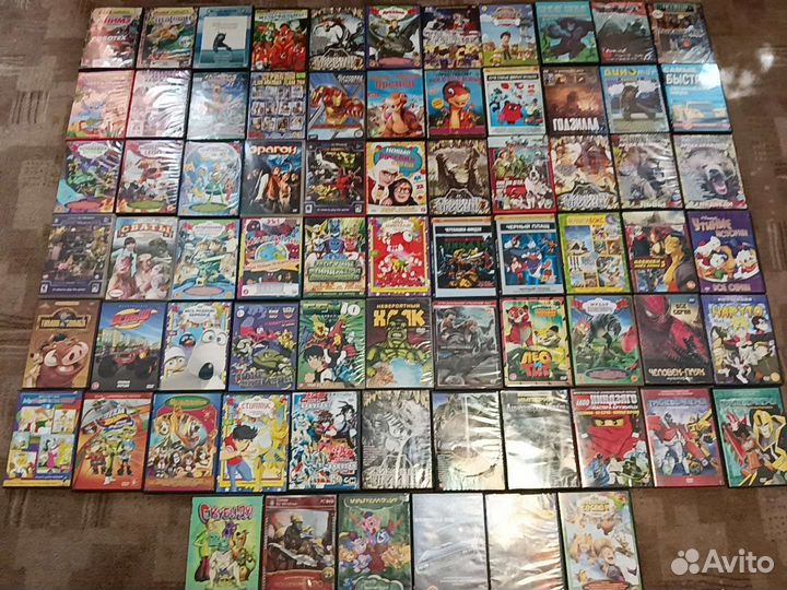 DVD диски мультики и фильмы