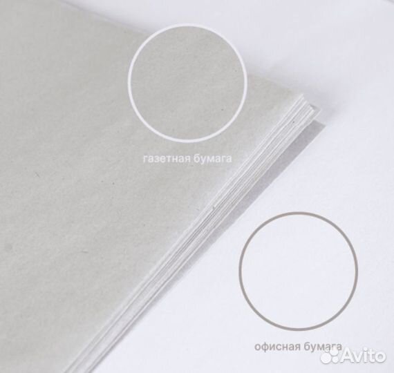 Газетная бумага в листах