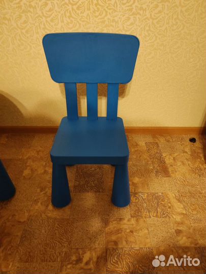 Детский стол и стул IKEA (Икеа) mammut (маммут)