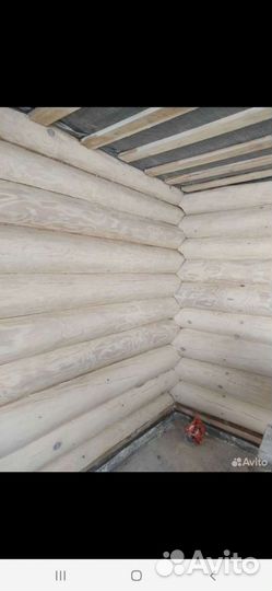 Шлифовка сруба