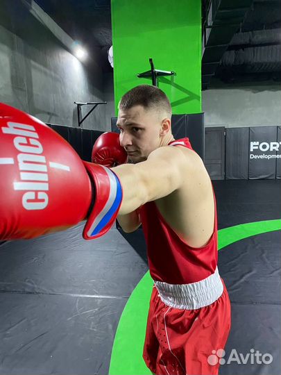 Боксерские перчатки Clinch Olimp Red