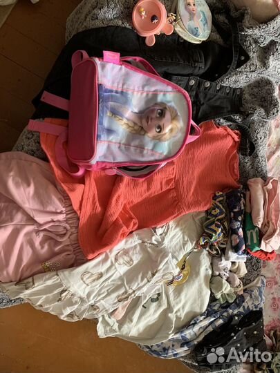 Пакет одежды на девочку 116-122рр