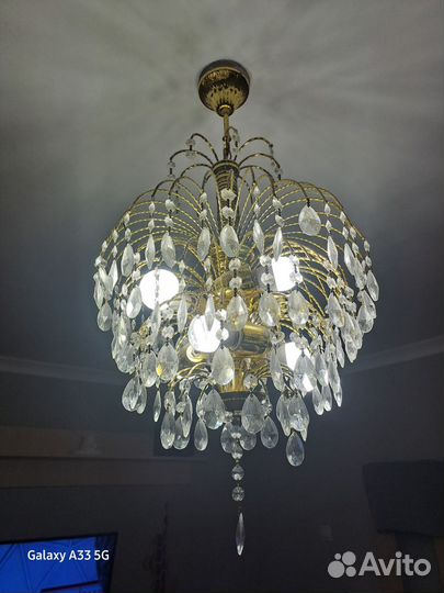 Люстра хрустальная