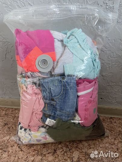 Детские вещи пакетом для девочек 80 86