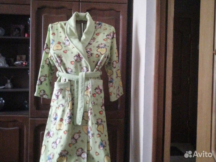 Халат махровый женский