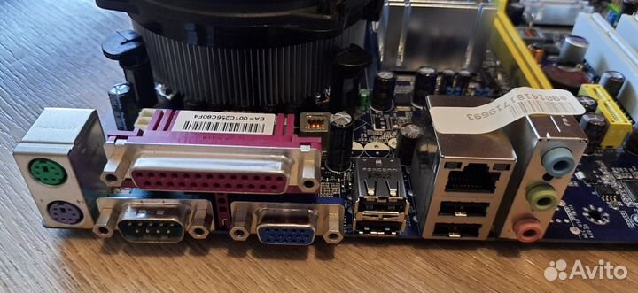 Материнская плата foxconn g31mx-k+Процессор+озу