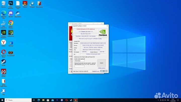 Видеокарта gtx 1060 3gb msi
