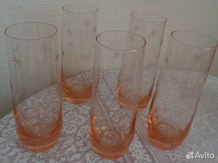 Графин и бокалы СССР