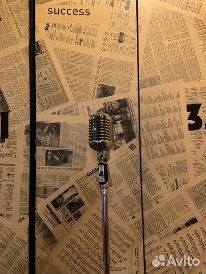 Аренда ретро-микрофона Shure, электронных ударных