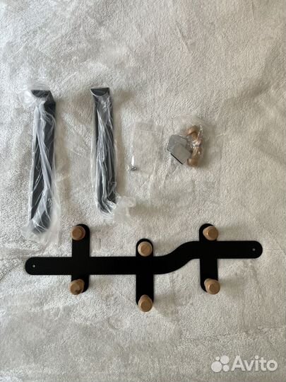 Вешалка органайзер на дверь с крючками для одежды