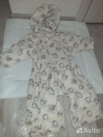 Детский зимний комбинезон трансформер