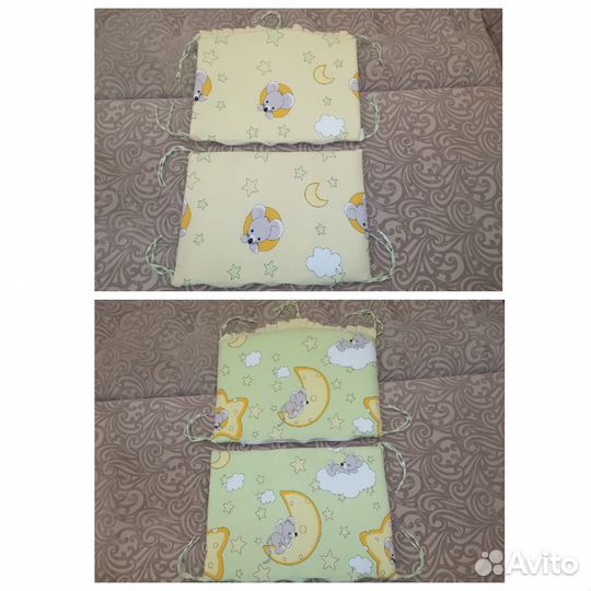 Бортики в детскую кроватку