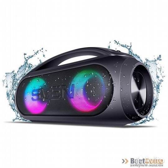 Портативная колонка sven PS-380 Чёрный