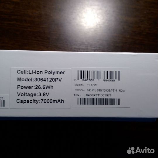 Планшет teclast T40pro