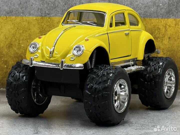 Моделька Volkswagen Жук Monstertruck 1/36 kinsmart