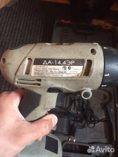 Шуруповерт интерскол 14,4В