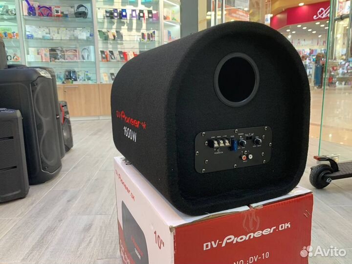 Сабвуфер DV-10 1600W Pioneer.ok (новый, гарантия)