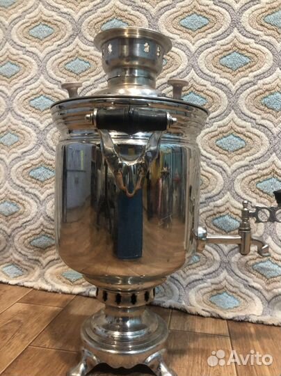 Самовар на дровах угольный Штамп