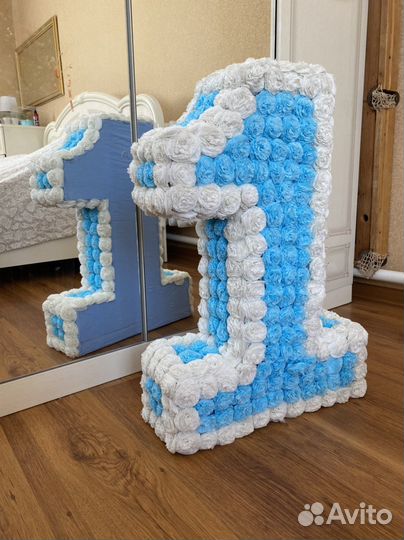 Объемная цифра 1