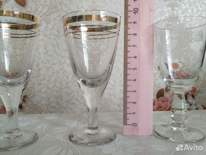 Рюмки, лафитники, стаканы, бокалы СССР