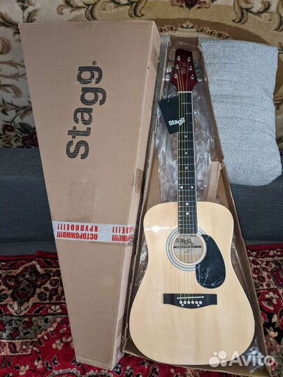 Акустическая гитара stagg SA20D 3/4 новая