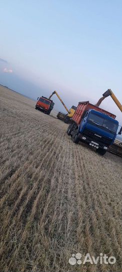 Камаз зерновоз с прицепом