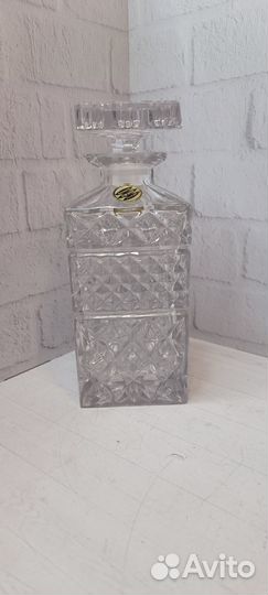 Штоф чешский Богемский хрусталь