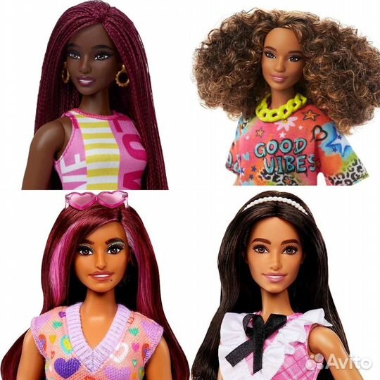 Barbie Fashionistas 186, 201, 207, 209
