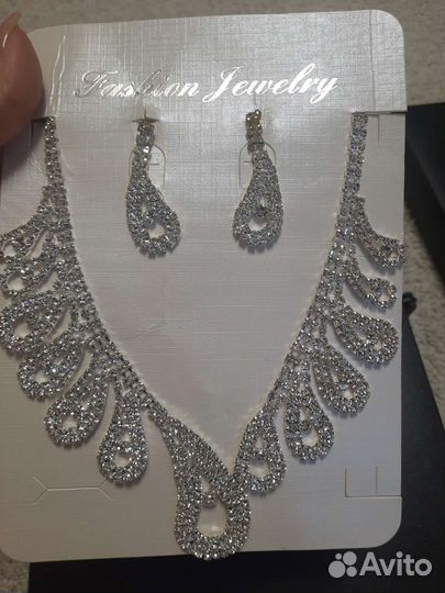 Колье и серьги набор