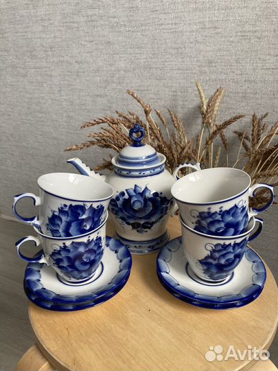 Чайный сервиз гжель