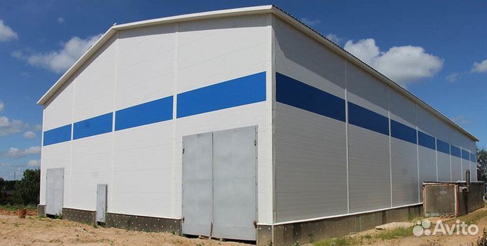 Ангары из проф листа