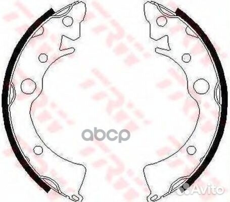 PSP204 patron Колодки тормозные барабанные PSP2