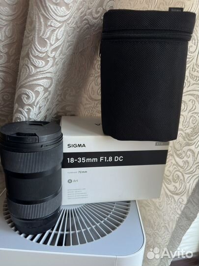 Объектив sigma 18-35 f 1.8 dc canon