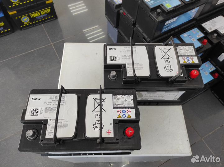 Аккумулятор 80ач AGM комплект на поломойку Германи