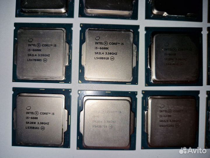 Процессоры Intel i3-6300. i5-6500. i7-6700 - 1151