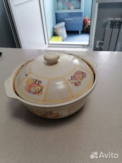 Кастрюля керамическая