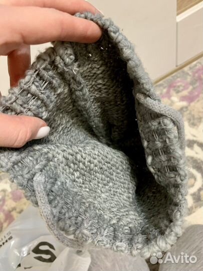 Комплект шапка и снуд