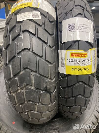 Мотошины 120+160 Pirelli MT60 RS Corsa